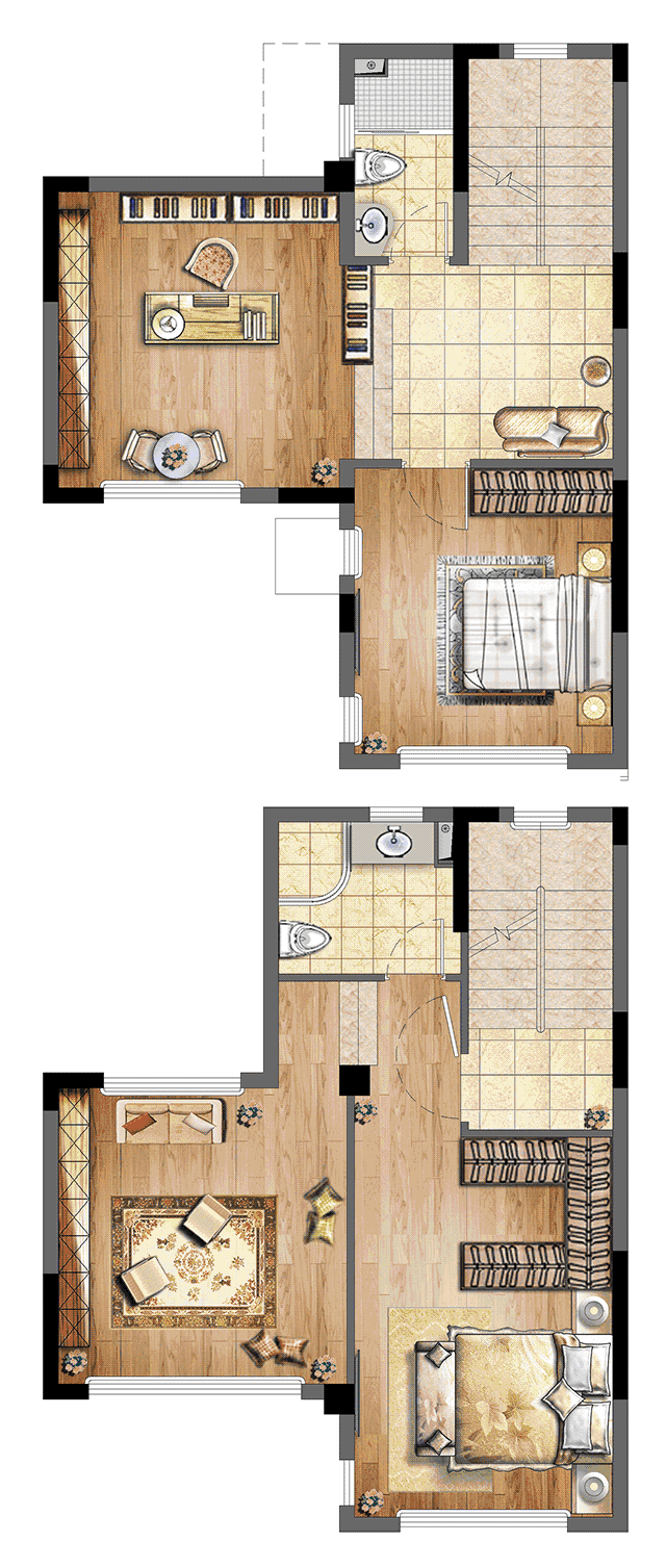 户型 户型图 平面图 640_1507 竖版 竖屏 gif 动态图 动图