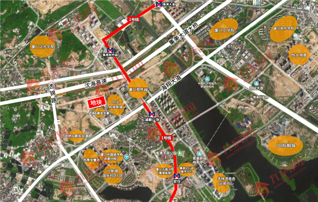 起拍楼面价X万/㎡！起拍总价X亿！X月X日，集美新城核心地块开拍！——九房网