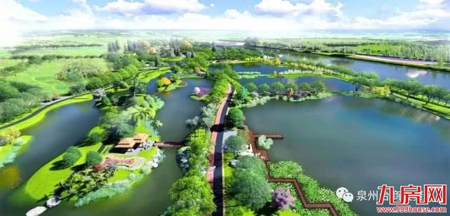 台商区：比海丝公园大4倍，台商区百崎湖生态连绵带10月开园——九房网